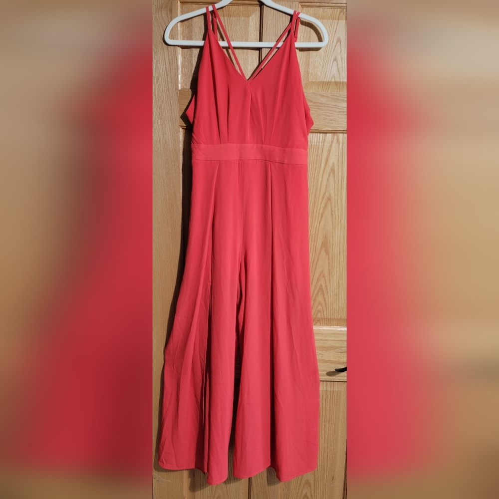 Aaron + Amber Wide Split Leg Jumpsuit - Picture 2 of 7